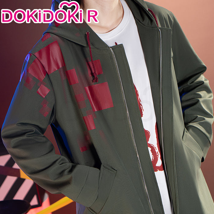 【IN STOCK】【Size S-2XL】DokiDoki-R Game Cosplay Green Coat Costume Halloween
