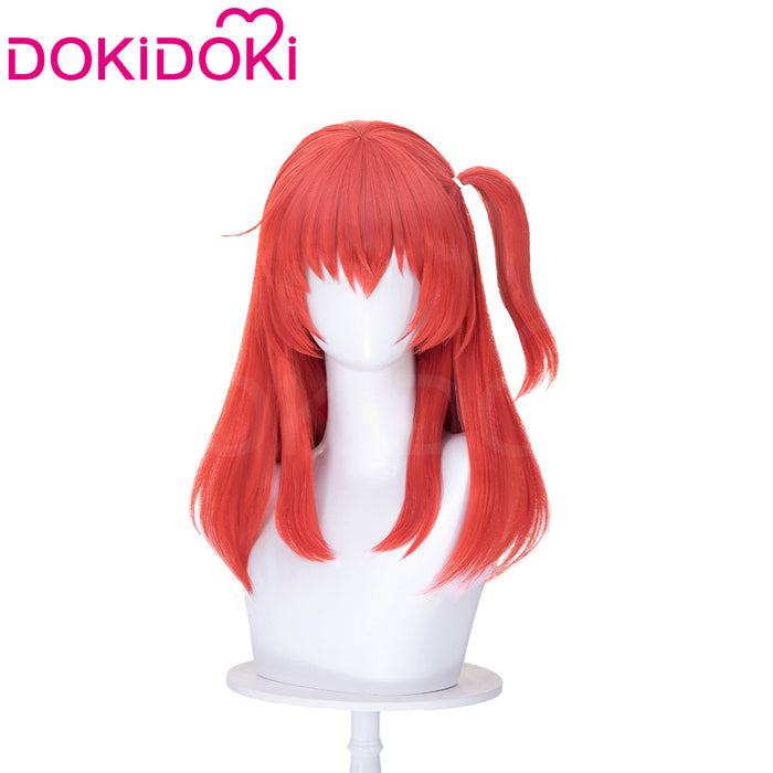 【Ready For Ship】DokiDoki Anime Bocchi the Rock! Cosplay Kita Ikuyo Wig Long Straight Red Hair Braids Kessoku Band