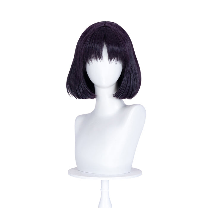 【Ready For Ship】DokiDoki Anime Cosplay Wig Short Straight Black Hair