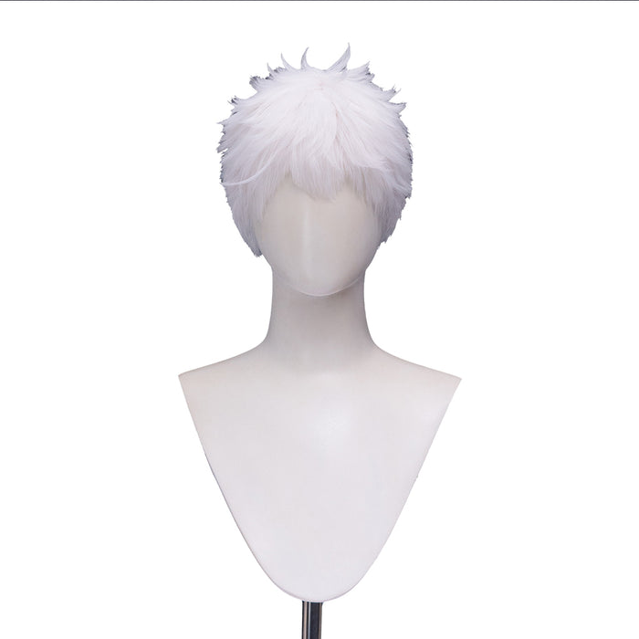 【Ready For Ship】DokiDoki Anime Manga The Summer Hikaru Died Cosplay Indou Hikaru Wig Short White Hair