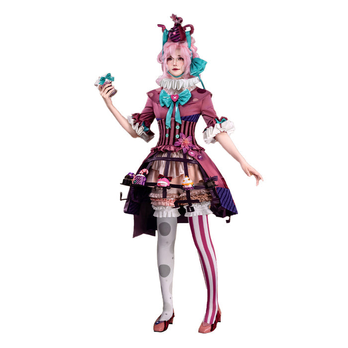 【Size S-2XL】DokiDoki-R Game Identity V Meteorologist Tea Time Cosplay Costume Ms.Saucer
