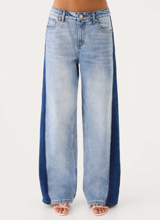 Lawrence Denim Jeans - Washed Blue