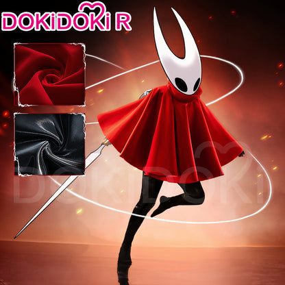 【Costume Ready For Ship】【Size S-3XL】DokiDoki-R Game Season 2 Cosplay Red Costume Cloak Body Suit / Mask / Prop Halloween