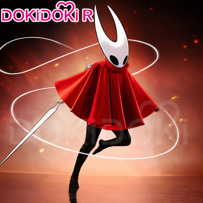 【Costume Ready For Ship】【Size S-3XL】DokiDoki-R Game Season 2 Cosplay Red Costume Cloak Body Suit / Mask / Prop Halloween