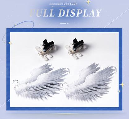 【DIY】【In Stock】Game Honkai: Star Rail Cosplay Sunday Wings Electric Seraphim Ear Wings