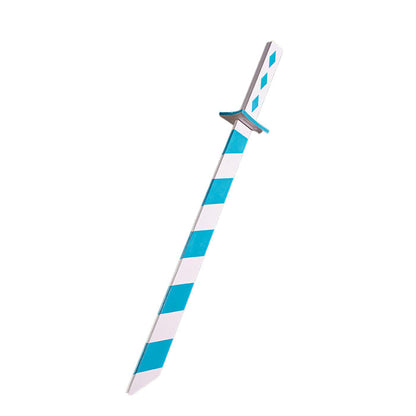 DokiDoki Anime Coaplay Weapons Blue And White Stripes Prop