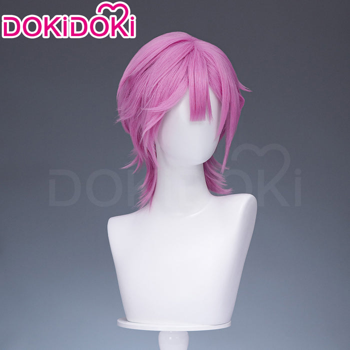 DokiDoki Anime Cosplay Wig Short Pink Hair