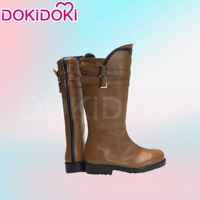 DokiDoki Game Cosplay  Black / Brown Shoes