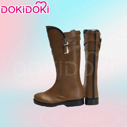 DokiDoki Game Cosplay  Black / Brown Shoes
