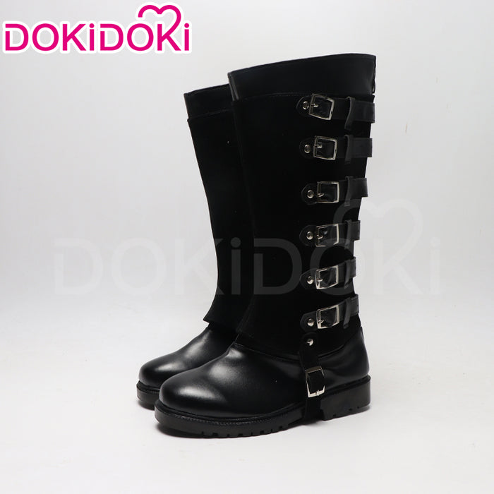 DokiDoki Game Cosplay  Black / Brown Shoes