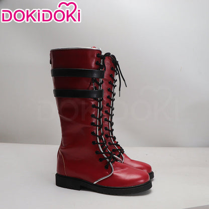 DokiDoki Game Cosplay Red Shoes Boots