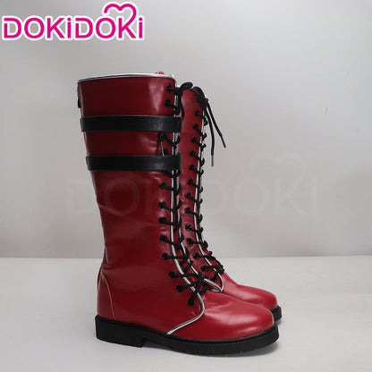 DokiDoki Game Cosplay Red Shoes Boots