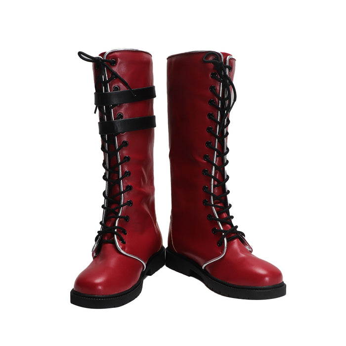 DokiDoki Game Cosplay Red Shoes Boots