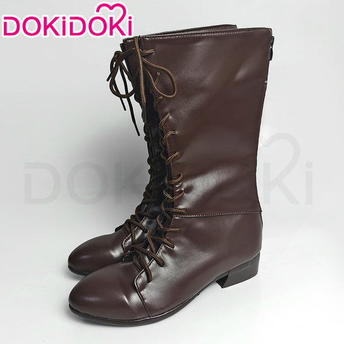 DokiDoki Game Cosplay Shoes Brown Boots