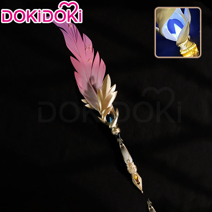DokiDoki Game Honkai: Star Rail Cosplay Trailblazer Caelus / Stelle Prop Feather Pen