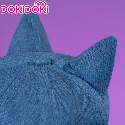 DokiDoki Game MiSide Cosplay Mita Prop Blue Hat
