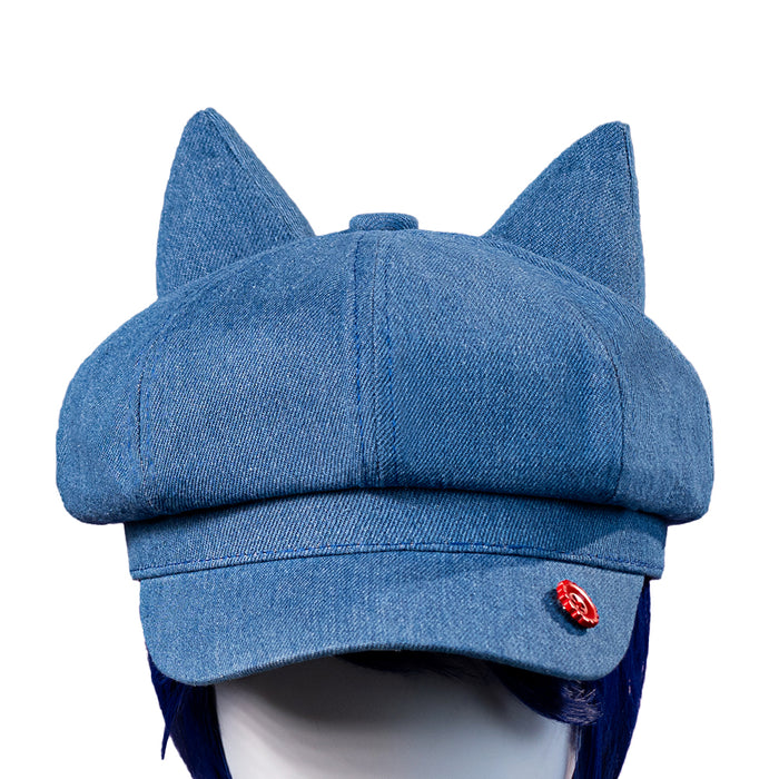 DokiDoki Game MiSide Cosplay Mita Prop Blue Hat
