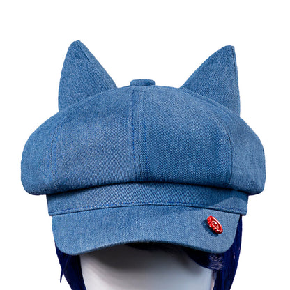 DokiDoki Game MiSide Cosplay Mita Prop Blue Hat