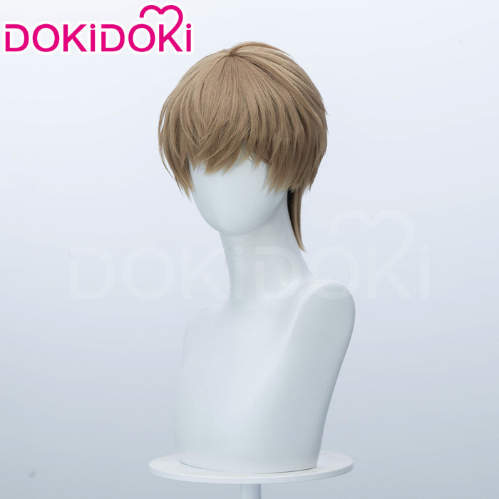 DokiDoki Manga Lost in the Cloud Cosplay Baek Cirrus Wig Short Straight Brown Hair Yaoi Manhwa