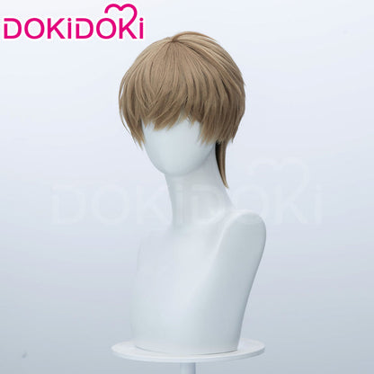 DokiDoki Manga Lost in the Cloud Cosplay Baek Cirrus Wig Short Straight Brown Hair Yaoi Manhwa