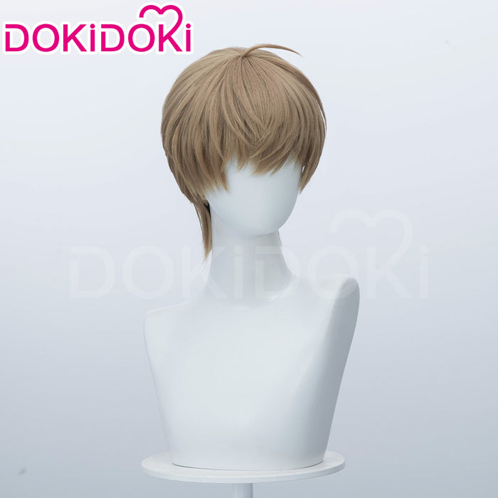 DokiDoki Manga Lost in the Cloud Cosplay Baek Cirrus Wig Short Straight Brown Hair Yaoi Manhwa