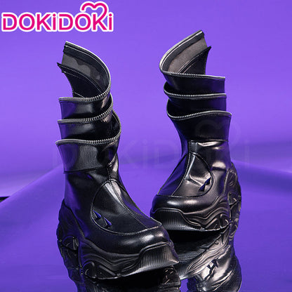 DokiDoki Movie Anime KPOP KILLER Cosplay Black Battle Suit BATTLE  SERIE Shoes