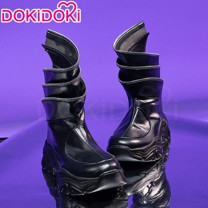 DokiDoki Movie Anime KPOP KILLER Cosplay Black Battle Suit BATTLE  SERIE Shoes