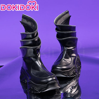 DokiDoki Movie Anime KPOP KILLER Cosplay Black Battle Suit BATTLE  SERIE Shoes