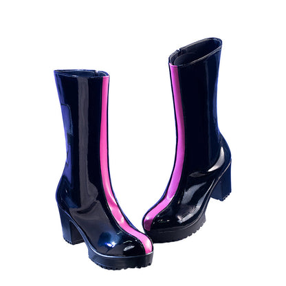 DokiDoki Movie Anime KPOP KILLER Cosplay Black Red Pink Shoes