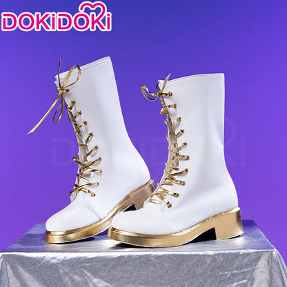 DokiDoki Movie Anime KPOP KILLER Cosplay White Shoes  GOLD  SERIES / WHITE SERIES