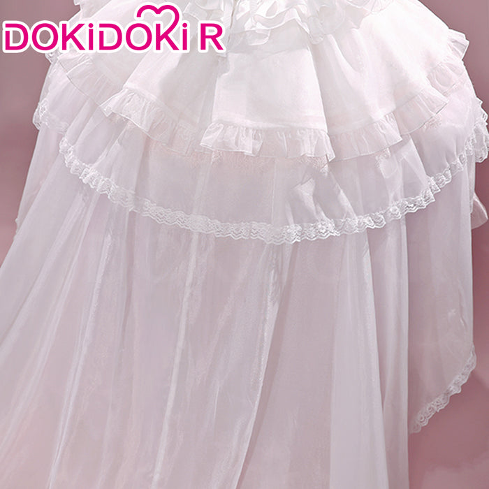 DokiDoki-R Anime Cosplay Goddess / Devil Costume Dress Doujin Purple / White