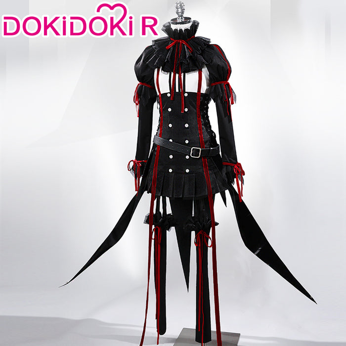 DokiDoki-R Anime Guilty Crown Cosplay Yuzuriha Inori Costume Black EGOIST Door The Empire of Corpses