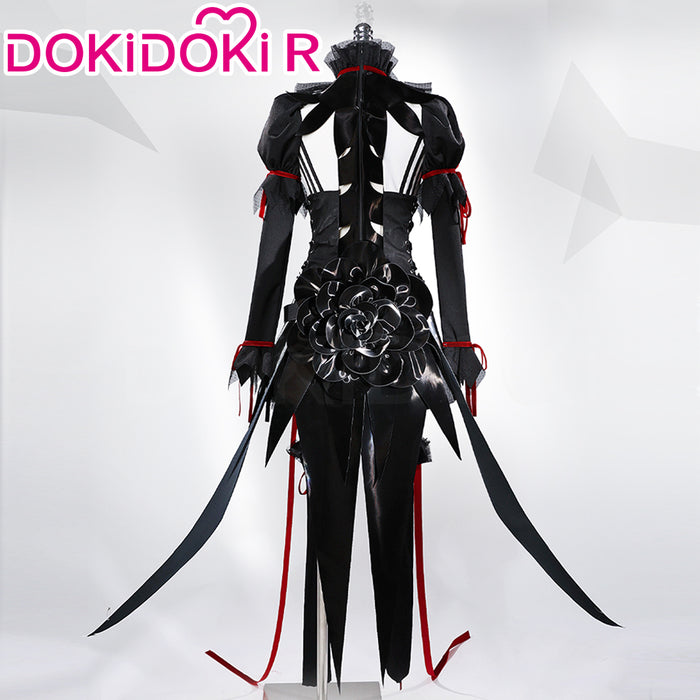 DokiDoki-R Anime Guilty Crown Cosplay Yuzuriha Inori Costume Black EGOIST Door The Empire of Corpses