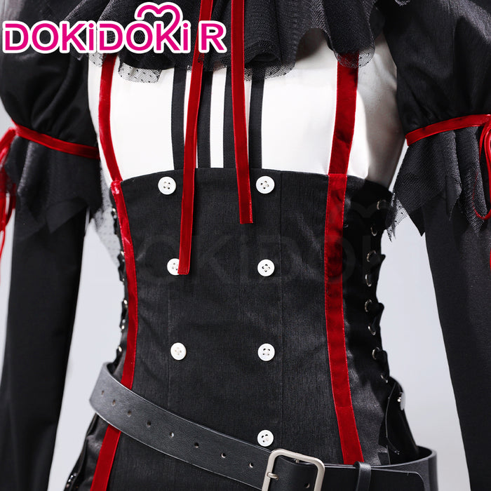 DokiDoki-R Anime Guilty Crown Cosplay Yuzuriha Inori Costume Black EGOIST Door The Empire of Corpses