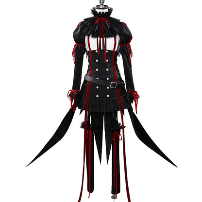 DokiDoki-R Anime Guilty Crown Cosplay Yuzuriha Inori Costume Black EGOIST Door The Empire of Corpses
