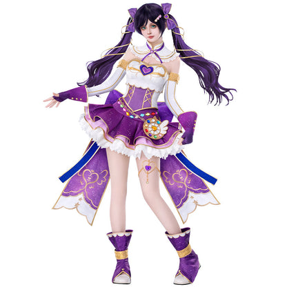 DokiDoki-R Anime LoveLive! School Idol Project Cosplay Lovelive Toujou Nozomi Costume MakeUp Make-Up Magic