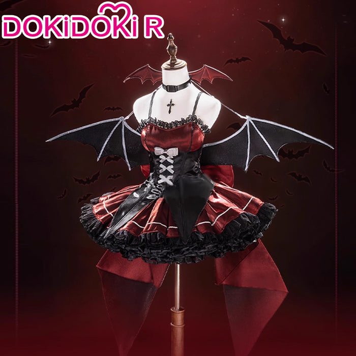 DokiDoki-R Anime Shugo Chara! Cosplay Hoshina Utau Devil / Angel Costume / Wings Doujin Halloween