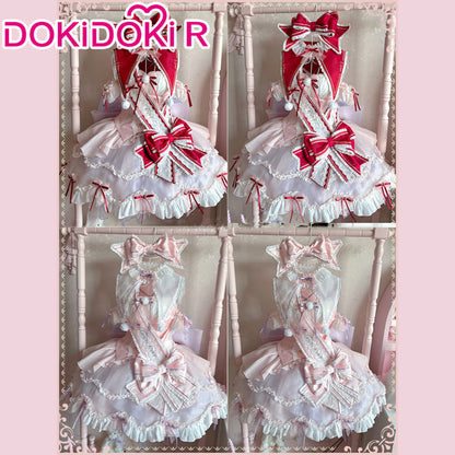 DokiDoki-R Anime Shugo Chara! Cosplay Mashiro Rima Costume Clown Drop Lolita Doujin
