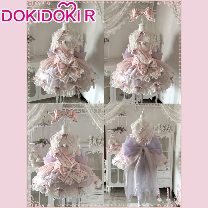 DokiDoki-R Anime Shugo Chara! Cosplay Mashiro Rima Costume Clown Drop Lolita Doujin