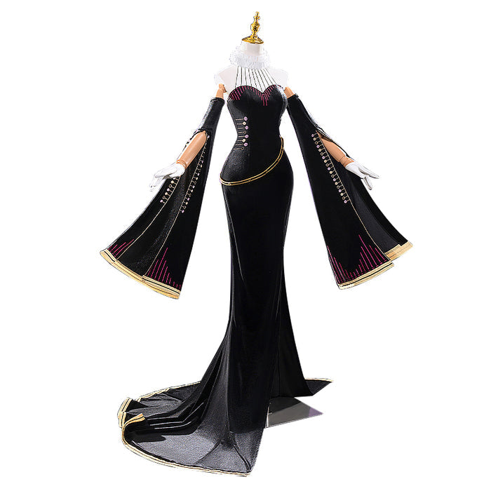 DokiDoki-R Cosplay Costume Black Dress Symphony 2023 Orchestra Live