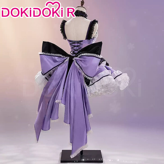 DokiDoki-R Cosplay Snow Purple Dress Lolita Female Costume
