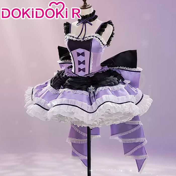DokiDoki-R Cosplay Snow Purple Dress Lolita Female Costume