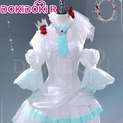 DokiDoki-R Cosplay The Snow White Princess is Miiku Costume Dress Gown