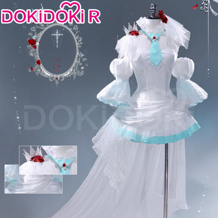 DokiDoki-R Cosplay The Snow White Princess is Miiku Costume Dress Gown