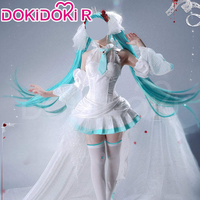 DokiDoki-R Cosplay The Snow White Princess is Miiku Costume Dress Gown