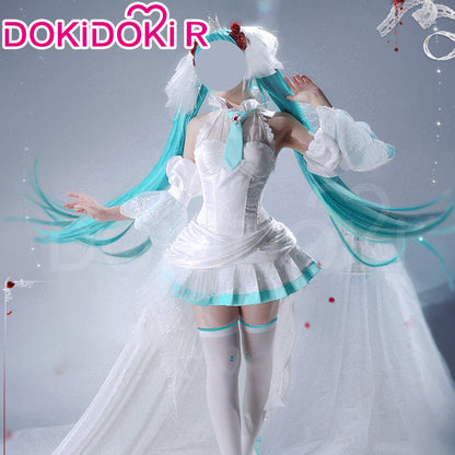 DokiDoki-R Cosplay The Snow White Princess is Miiku Costume Dress Gown