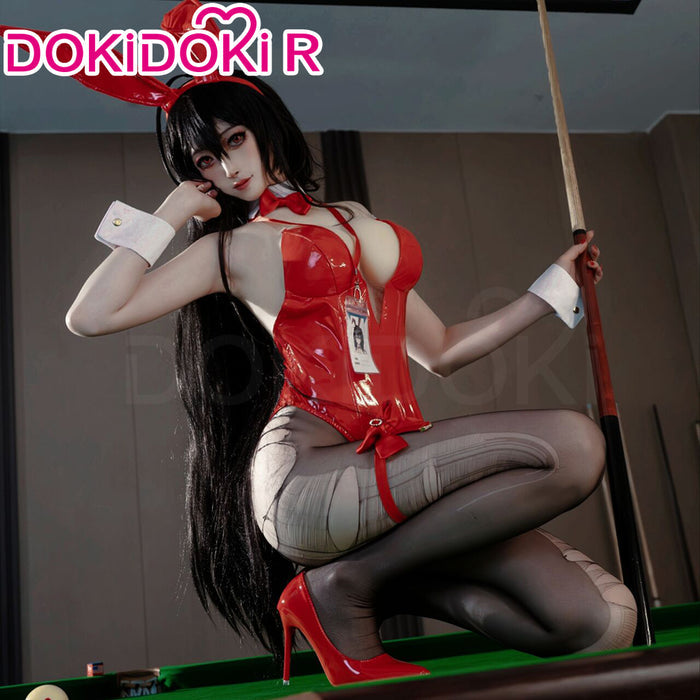 DokiDoki-R Game Azur Lane Cosplay Taihou Costume Red Bunny Girl