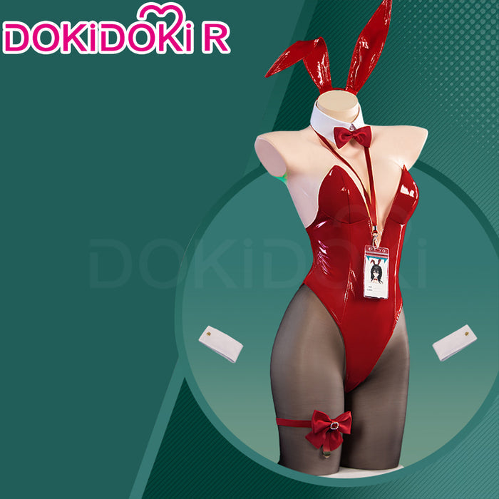 DokiDoki-R Game Azur Lane Cosplay Taihou Costume Red Bunny Girl