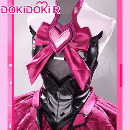 DokiDoki-R Game Cosplay Pink Dress Magical Girl Costume
