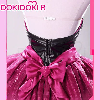 DokiDoki-R Game Cosplay Pink Dress Magical Girl Costume
